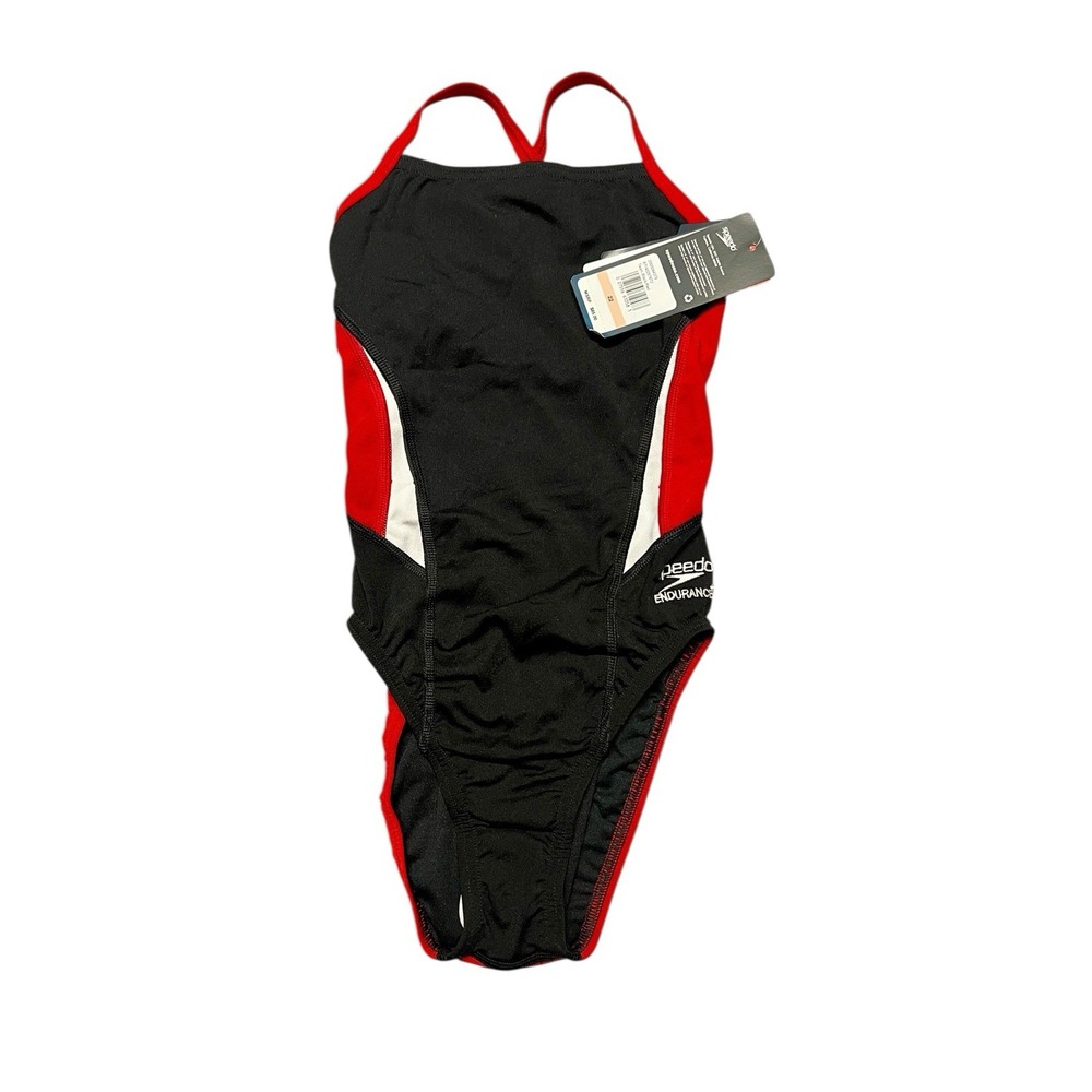New With‎ Tags Speedo Endurance+ Competition Racing Suit Womens 22 Crossback